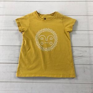 Tea Kids Basic Graphic Yellow Sun T-Shirt Size 8